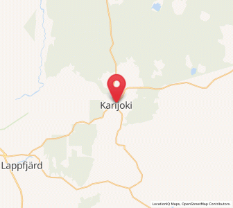 Map of Karijoki, South Ostrobothnia