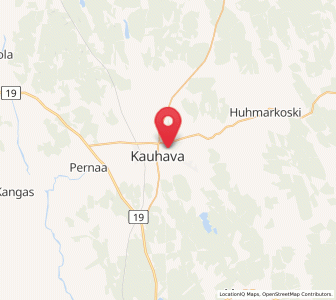 Map of Kauhava, South Ostrobothnia