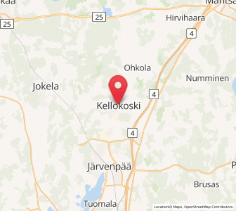 Map of Kellokoski, Uusimaa