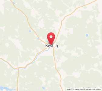 Map of Kestilä, North Ostrobothnia