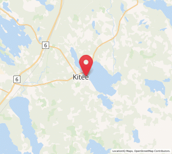 Map of Kitee, North Karelia