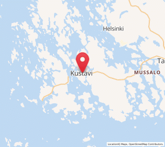 Map of Kustavi, Southwest Finland