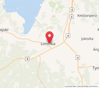 Map of Liminka, North Ostrobothnia