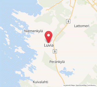 Map of Luvia, Satakunta