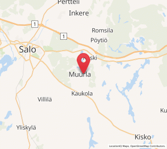 Map of Muurla, Southwest Finland