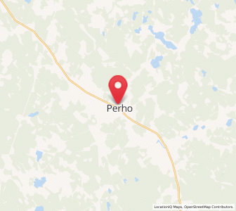 Map of Perho, Central Ostrobothnia