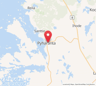 Map of Pyhäranta, Southwest Finland