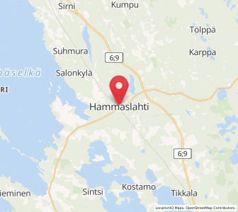 Map of Pyhäselkä, North Karelia