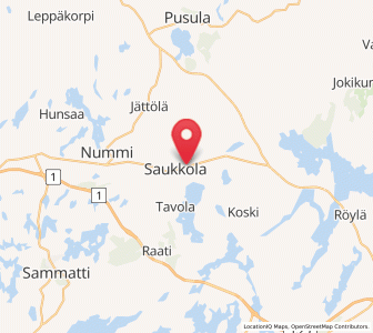 Map of Saukkola, Uusimaa