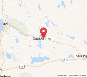 Map of Suodenniemi, Pirkanmaa
