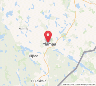 Map of Ylämaa, South Karelia