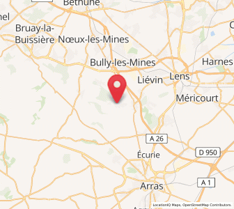 Map of Ablain-Saint-Nazaire, Hauts-de-France