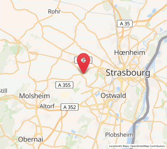 Map of Achenheim, Grand Est