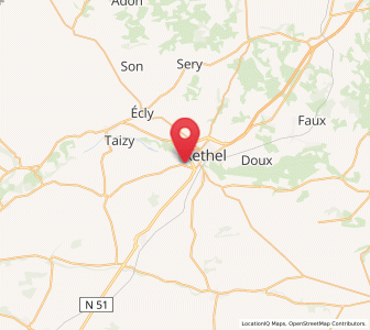 Map of Acy-Romance, Grand Est