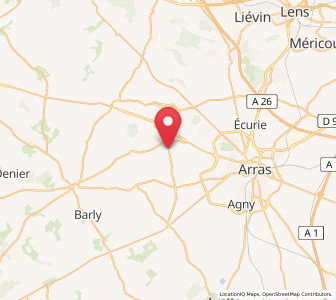 Map of Agnez-lès-Duisans, Hauts-de-France