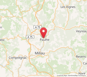 Map of Aguessac, Occitanie
