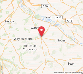 Map of Airaines, Hauts-de-France