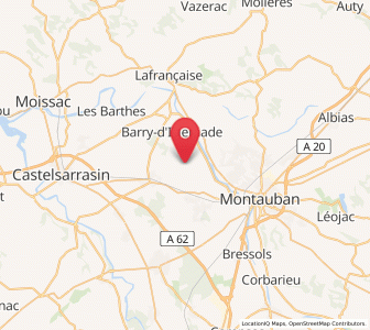 Map of Albefeuille-Lagarde, Occitanie