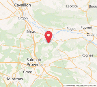 Map of Alleins, Provence-Alpes-Côte d'Azur