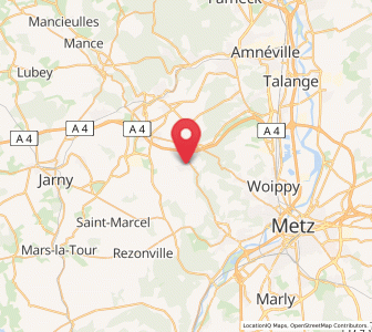 Map of Amanvillers, Grand Est