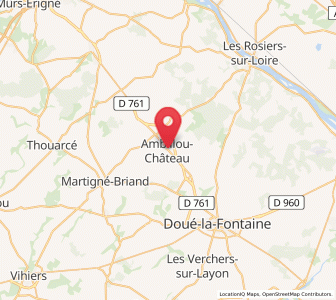 Map of Ambillou-Château, Pays de la Loire