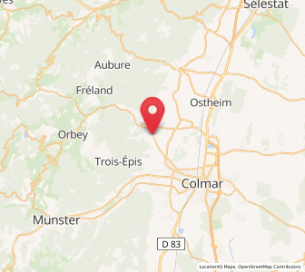 Map of Ammerschwihr, Grand Est