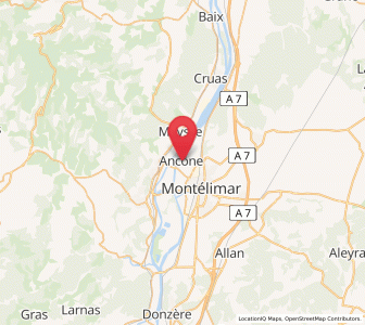 Map of Ancône, Auvergne-Rhône-Alpes