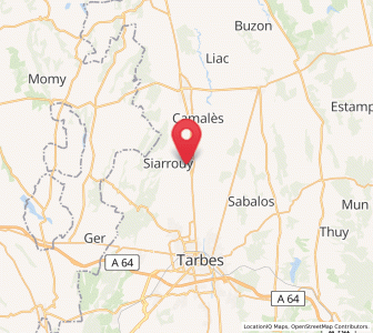 Map of Andrest, Occitanie