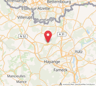 Map of Angevillers, Grand Est