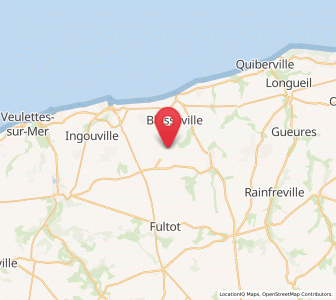 Map of Angiens, Normandy