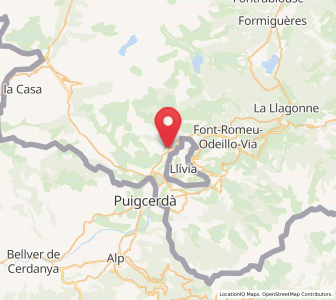 Map of Angoustrine, Occitanie