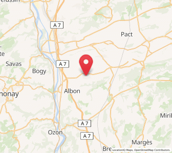 Map of Anneyron, Auvergne-Rhône-Alpes