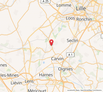Map of Annœullin, Hauts-de-France