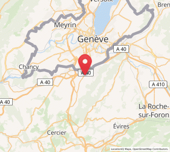 Map of Archamps, Auvergne-Rhône-Alpes