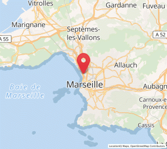 Map of Arenc, Provence-Alpes-Côte d'Azur