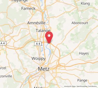 Map of Argancy, Grand Est