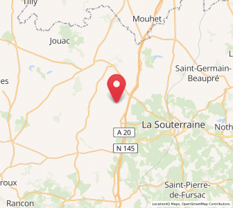 Map of Arnac-la-Poste, Nouvelle-Aquitaine