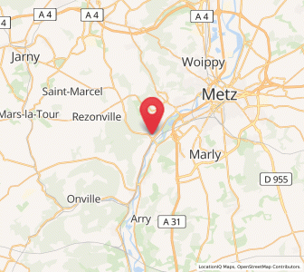 Map of Ars-sur-Moselle, Grand Est