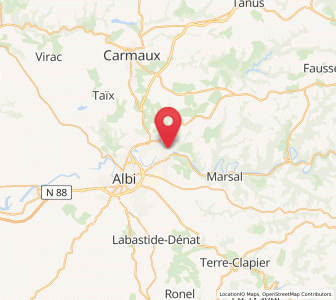 Map of Arthès, Occitanie