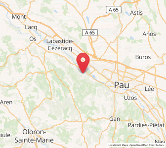 Map of Artiguelouve, Nouvelle-Aquitaine