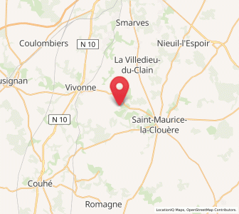 Map of Aslonnes, Nouvelle-Aquitaine