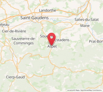 Map of Aspet, Occitanie