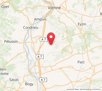 Map of Assieu, Auvergne-Rhône-Alpes