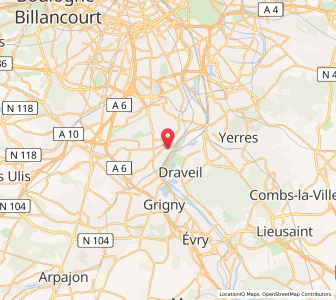 Map of Athis-Mons, Île-de-France