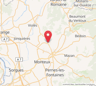 Map of Aubignan, Provence-Alpes-Côte d'Azur