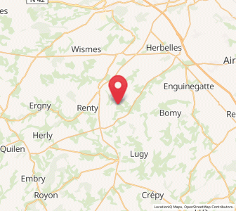 Map of Audincthun, Hauts-de-France