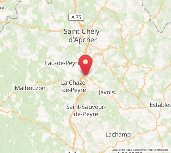 Map of Aumont-Aubrac, Occitanie