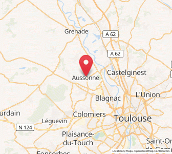 Map of Aussonne, Occitanie