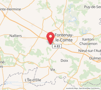 Map of Auzay, Pays de la Loire