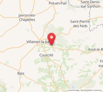 Map of Averton, Pays de la Loire